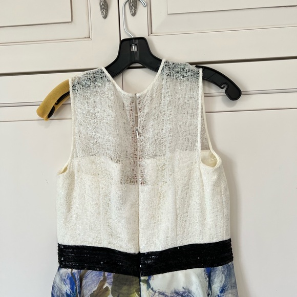 Multicolor, Sleeveless, long size 8 evening dress by Carmen Marc Valvo - Picture 3 of 6